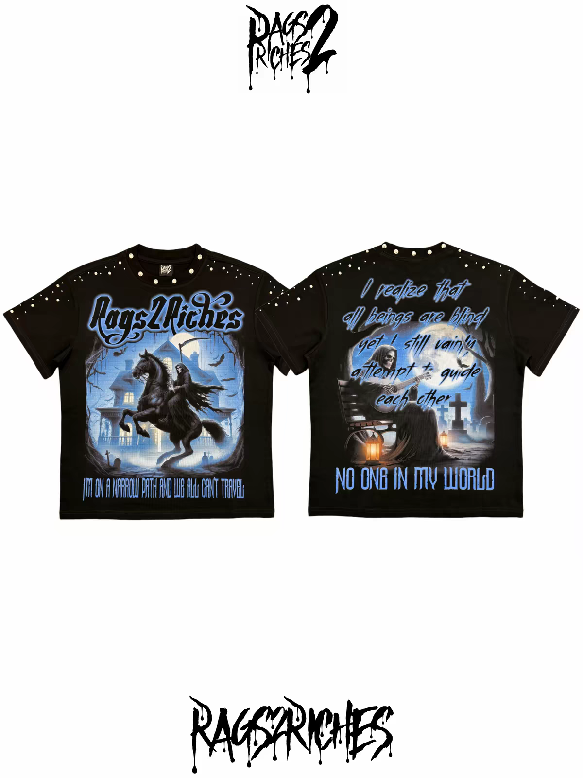 DeathRow Rhinestone Tee