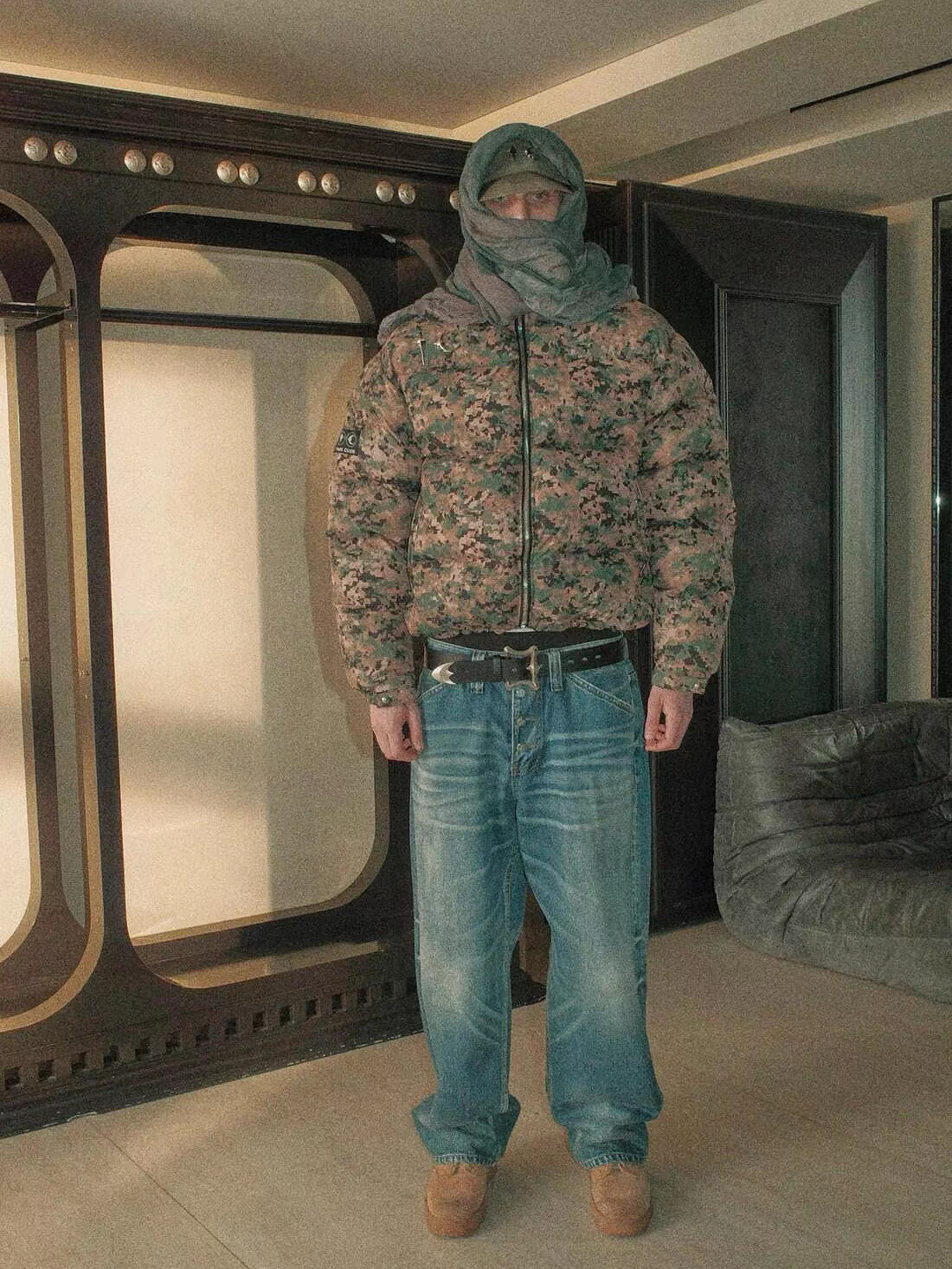 THUG CLUB Puffer Jacket — photo 3