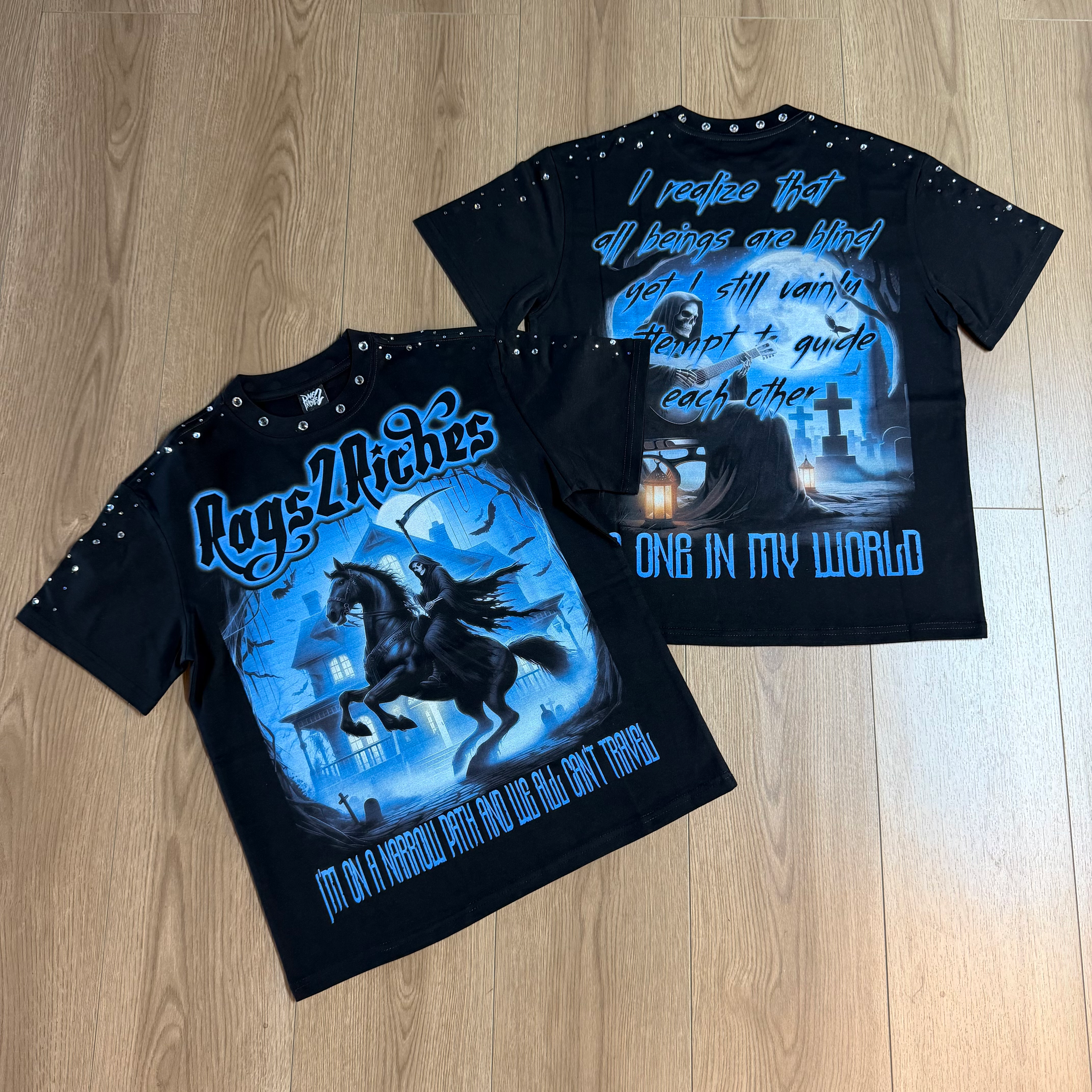 DeathRow Rhinestone Tee